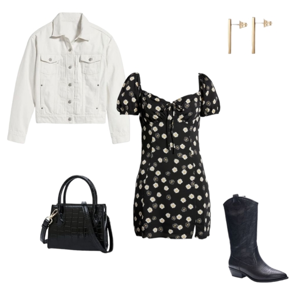 BP Nordstrom brand Ditsy Floral Tie Front Mini dress S - Picture 2 of 8